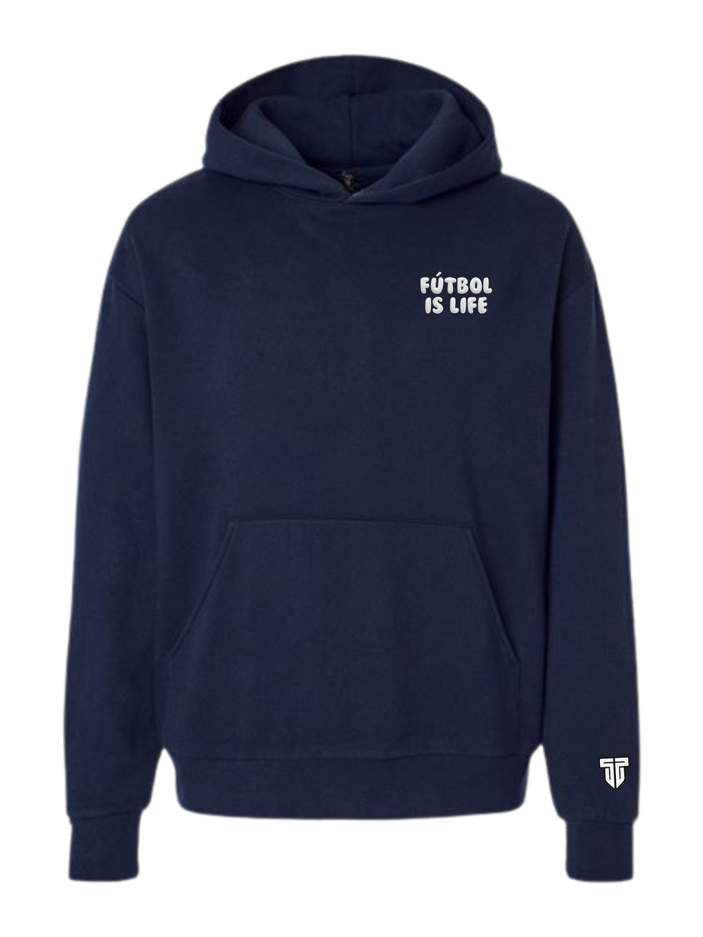 Futbol Is Life 3D Puff Hoodie ADULT