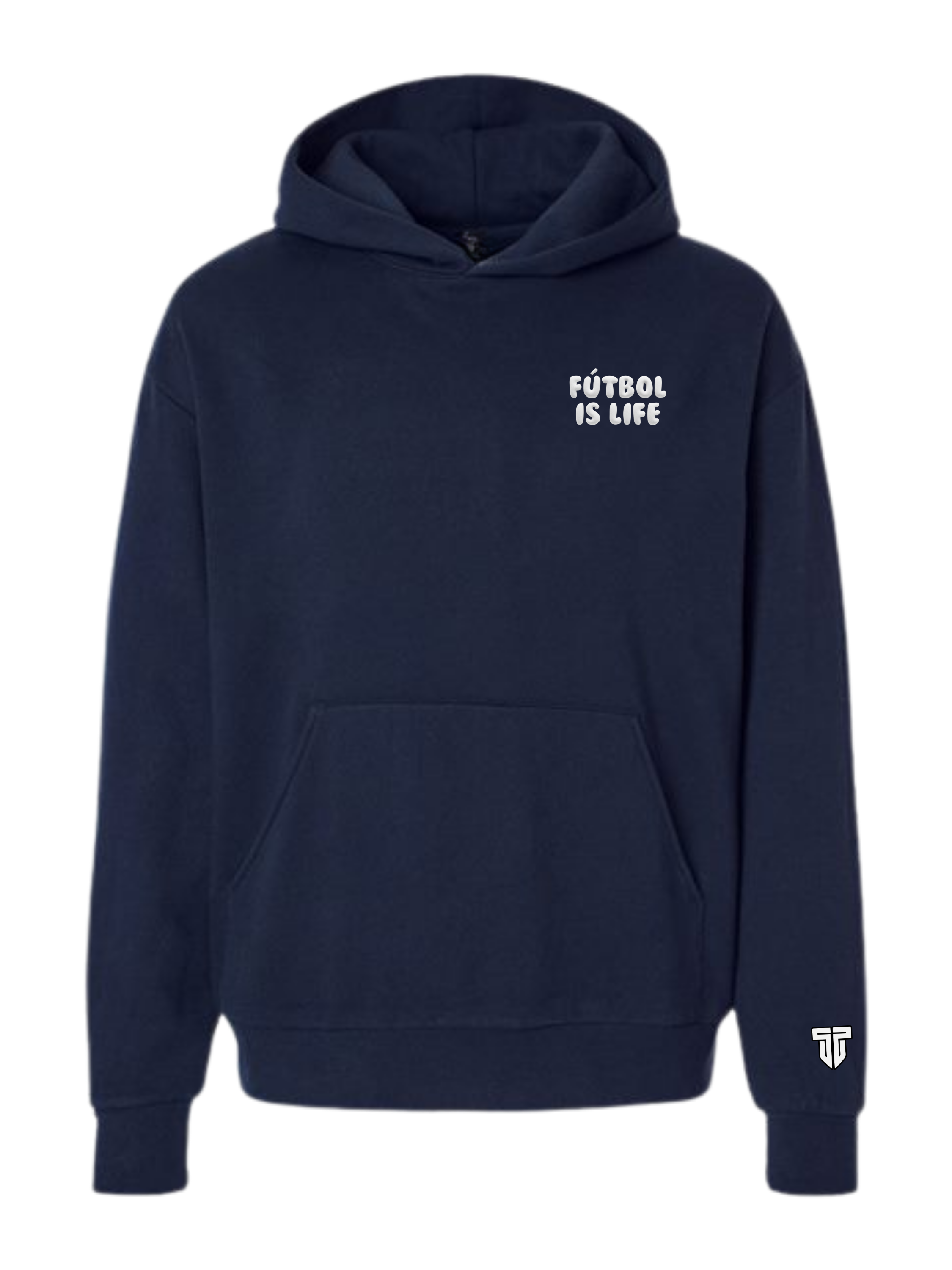 Futbol Is Life 3D Puff Hoodie ADULT