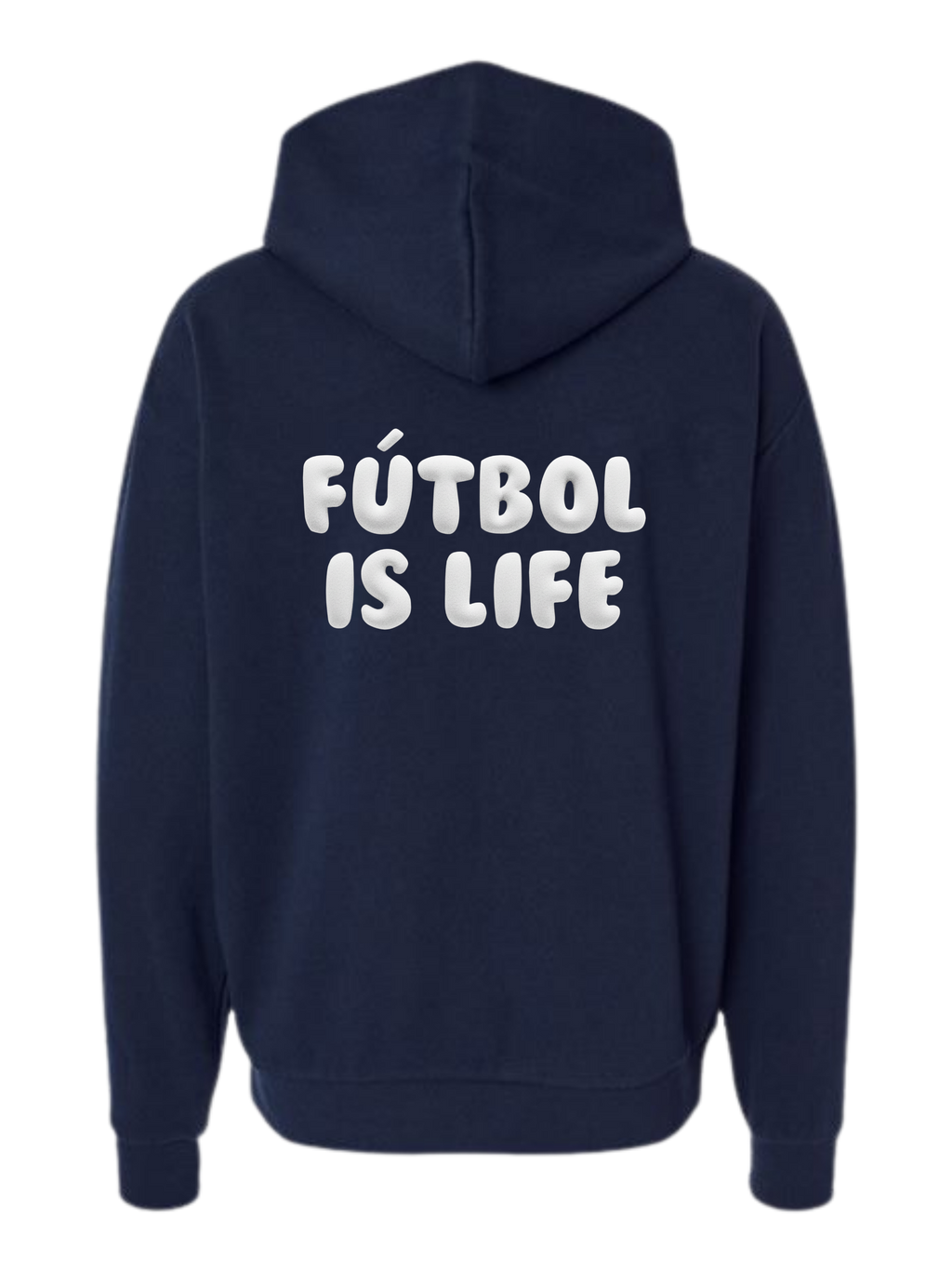 Futbol Is Life 3D Puff Hoodie ADULT