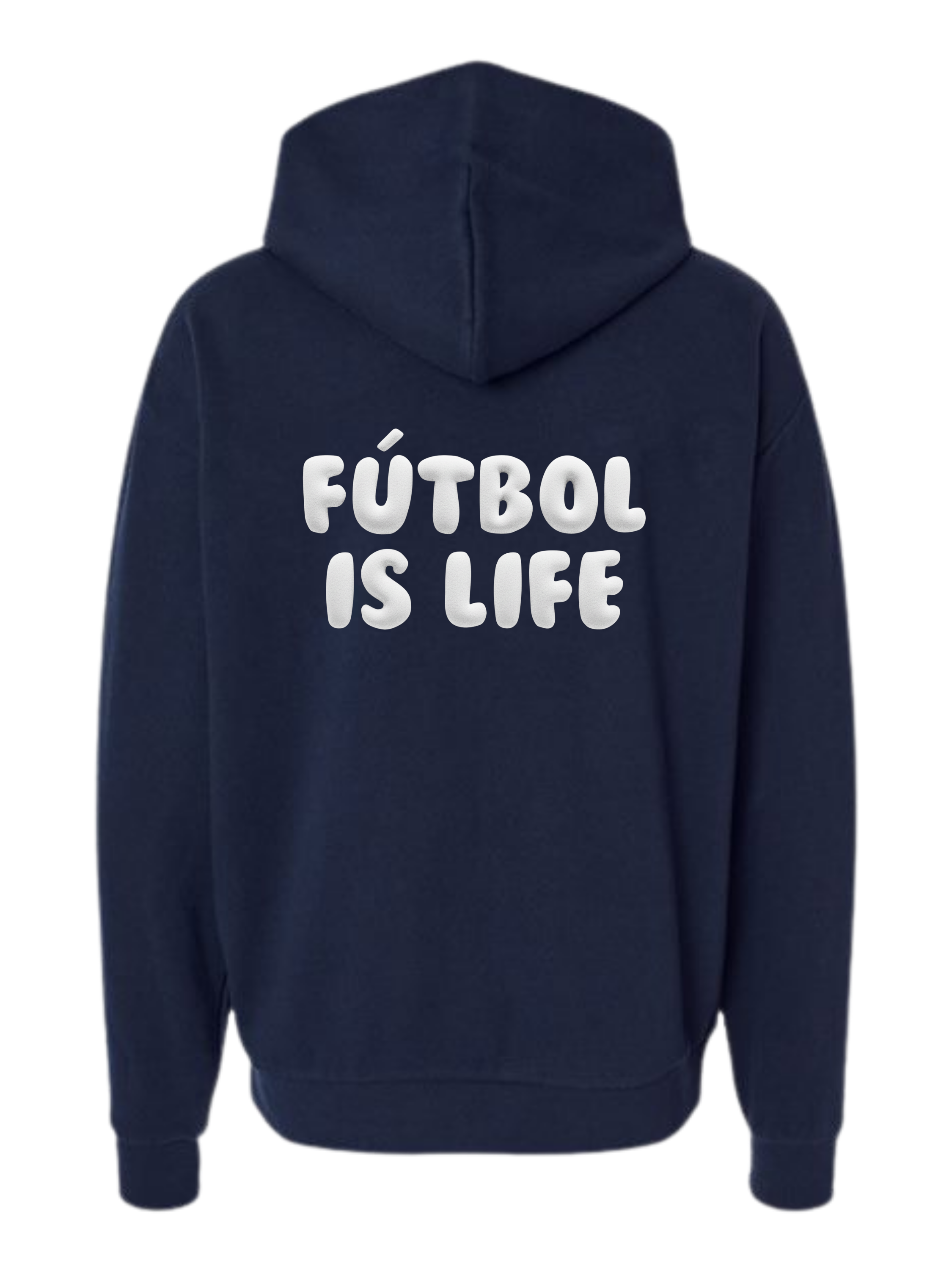 Futbol Is Life 3D Puff Hoodie ADULT