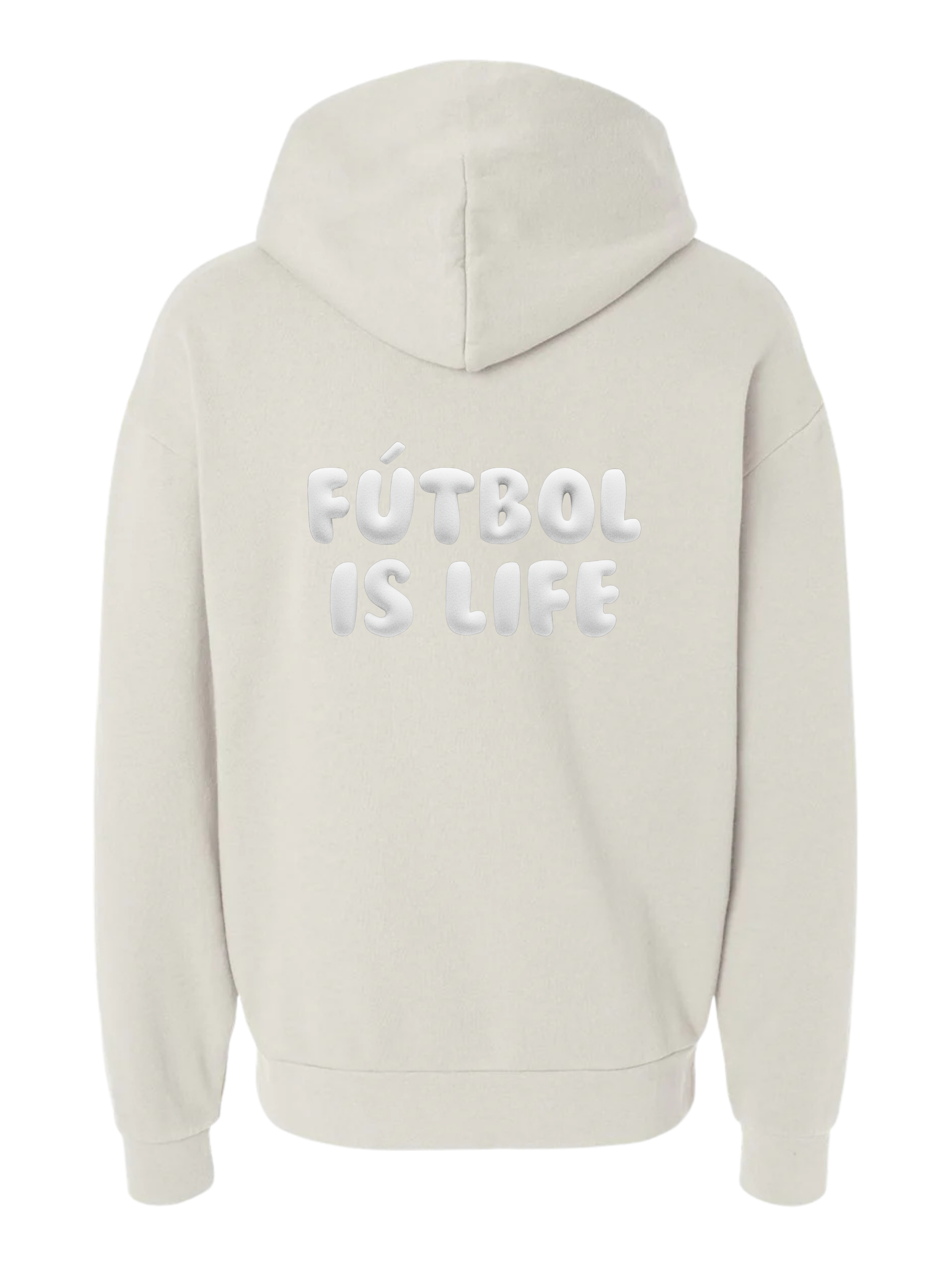 Futbol Is Life 3D Puff Hoodie ADULT