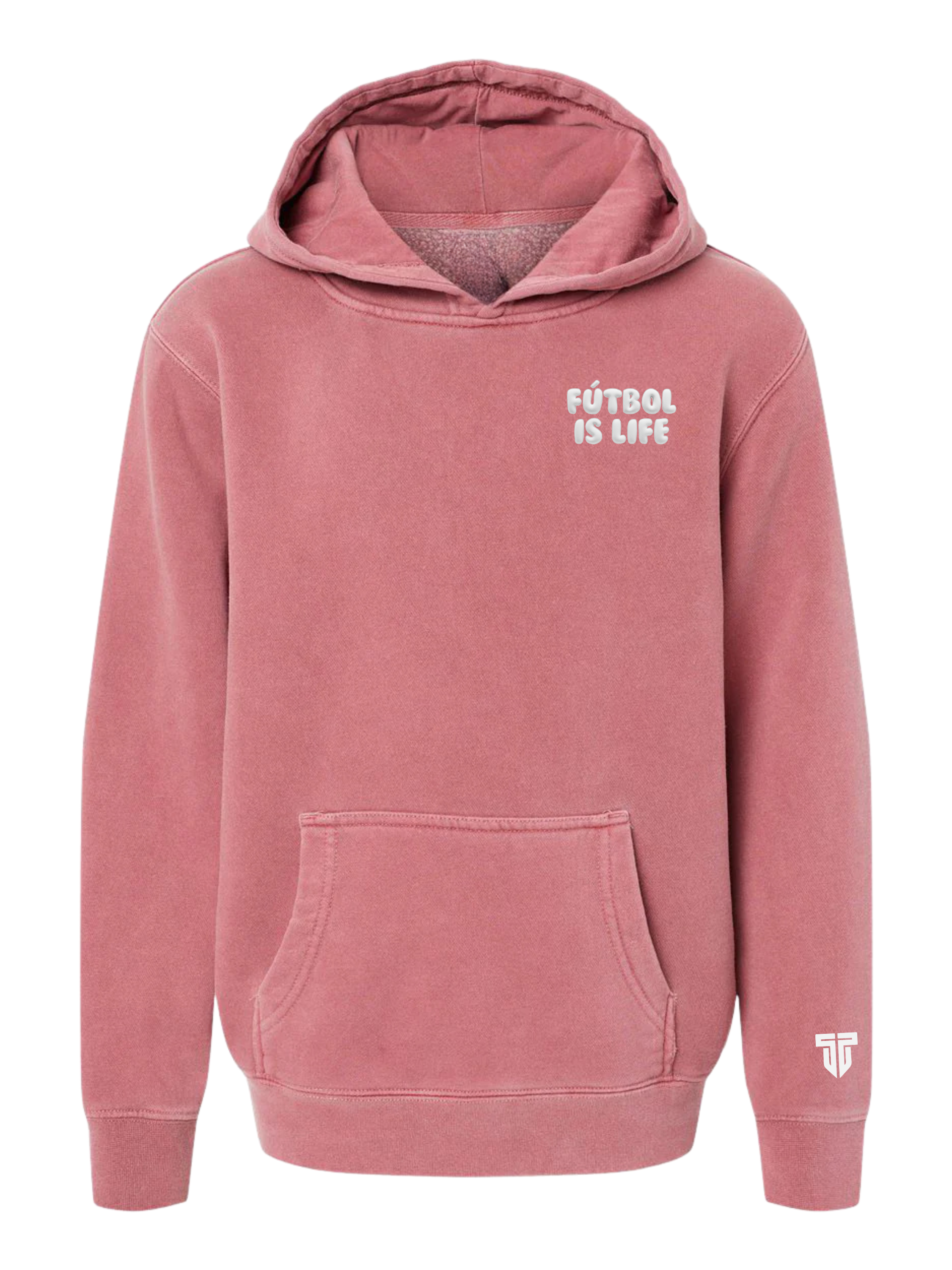 Futbol Is Life 3D Puff Hoodie YOUTH