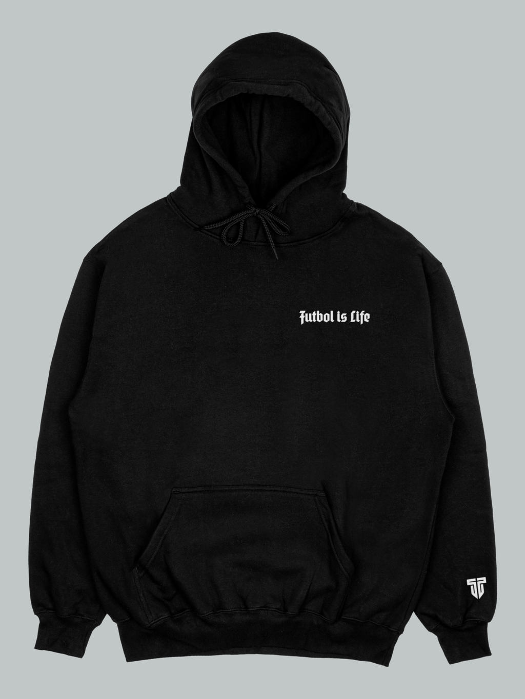 Futbol Is Life Old English Hoodie