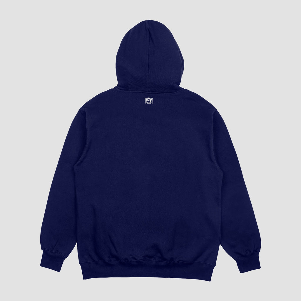 La Mirada FC hoodie navy back